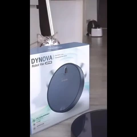 หุ่นยนต์ดูดฝุ่น DYNOVA JXV100 ฟิลเตอร์ HEPA เชื่อมต่อ Wi-Fi สั่งงานผ่านแอป